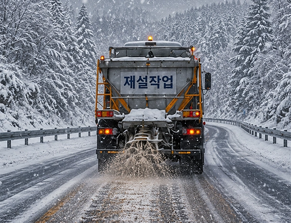 염화칼슘 살포